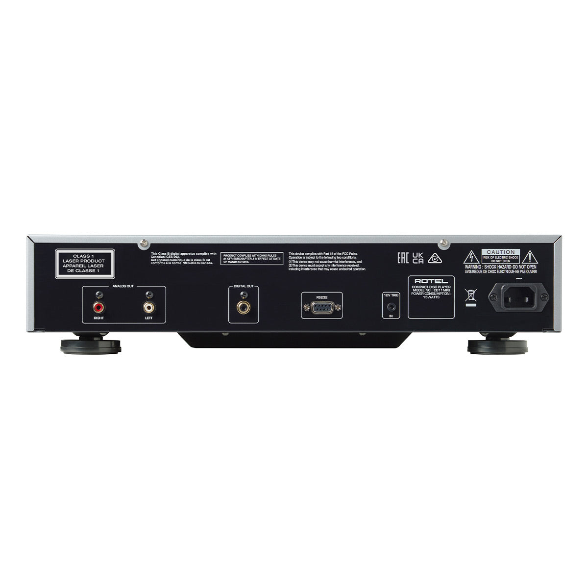 Rotel CD11 MKII CD Player (Silver)