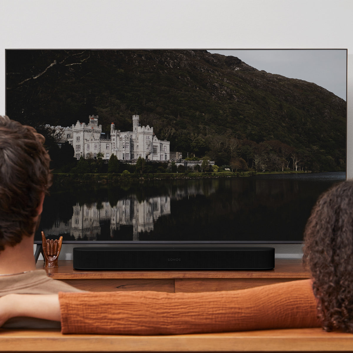 Sonos Beam Compact Smart Sound Bar with Dolby Atmos (Gen 2,Black)