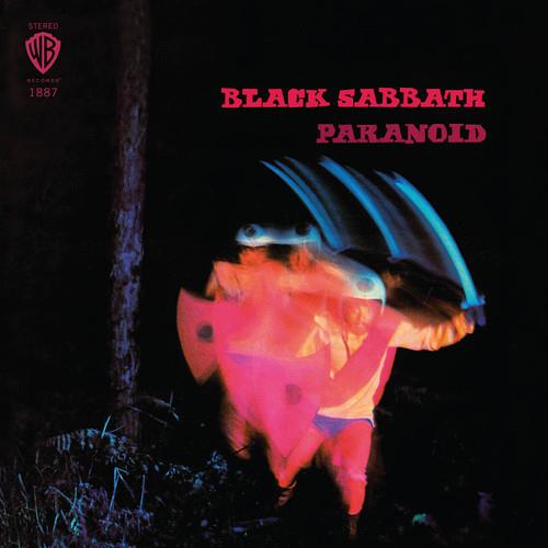 Vinyl LP cover featuring a blurred figure in motion with a sword against a dark background