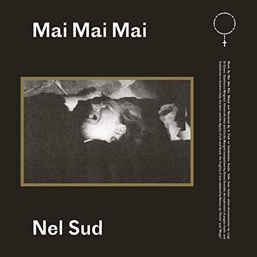 Black vinyl LP cover featuring a framed black and white photograph of a person lying down