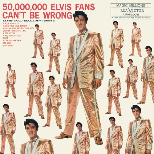 50,000,000 Elvis Fans Can't Be Wrong: Elvis' Gold Records Volume 2 - Vinyl LP 140 Gram