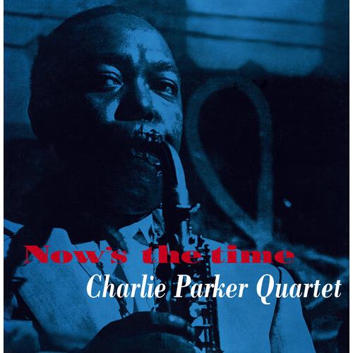 Blue-tinted album cover featuring a close-up of a saxophonist playing with red and white text overla