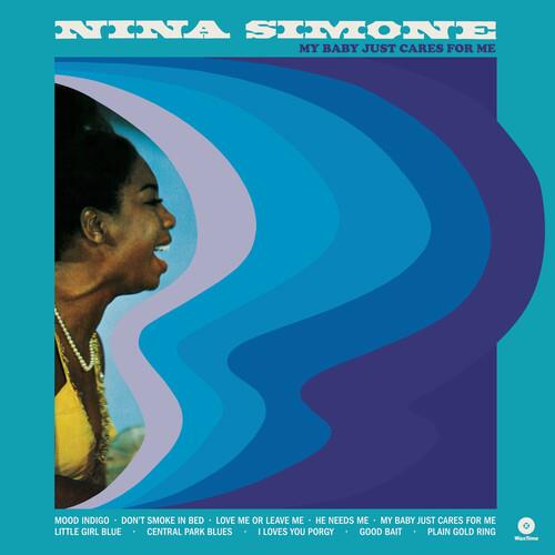 Vinyl LP cover featuring a profile portrait of a woman against a teal and purple wavy background