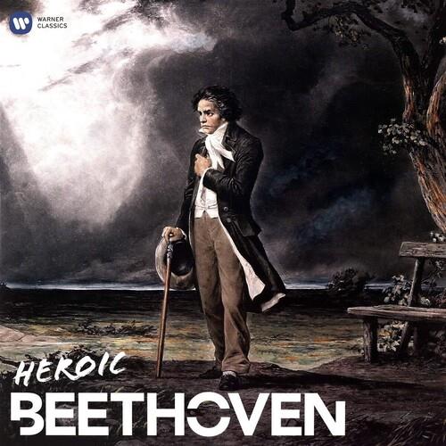 Vinyl LP cover featuring a painting of Beethoven standing outdoors with a cane and hat against a sto