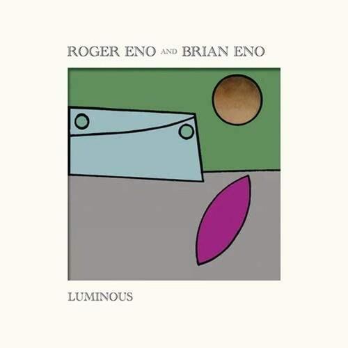 Yellow vinyl LP with abstract geometric cover art featuring green, blue, and purple shapes
