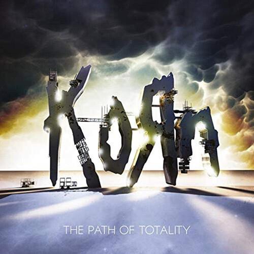Album cover art featuring the band name in large metallic industrial letters against a dramatic clou