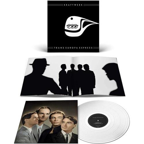 Clear vinyl LP with black and white gatefold sleeve featuring silhouette artwork