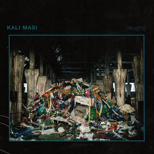 Vinyl LP cover featuring a pile of colorful debris inside a dark wooden structure