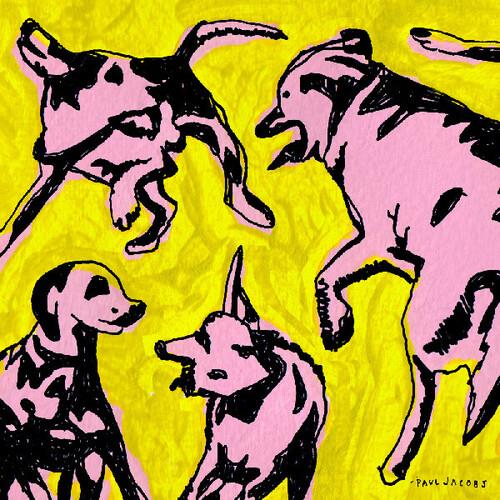 Pink Dogs on the Green Grass - Vinyl LP