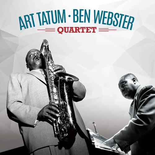 Black and white album cover featuring a saxophonist and pianist performing