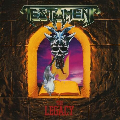 Album cover art featuring a horned skull with a long tongue over an open book