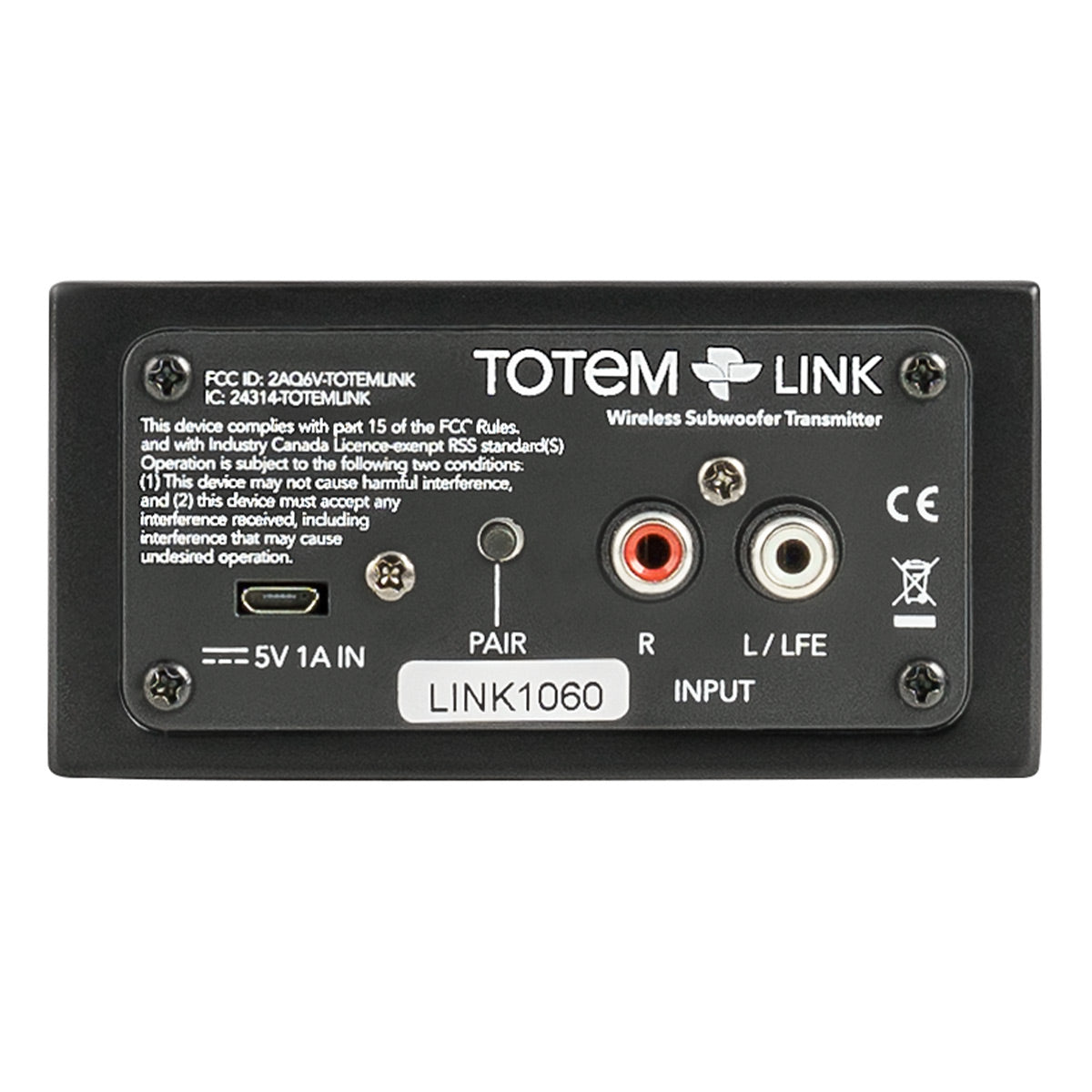 KIN By Totem Link Wireless Transmitter for KIN Sub 10 or Tribe Solution Subwoofers