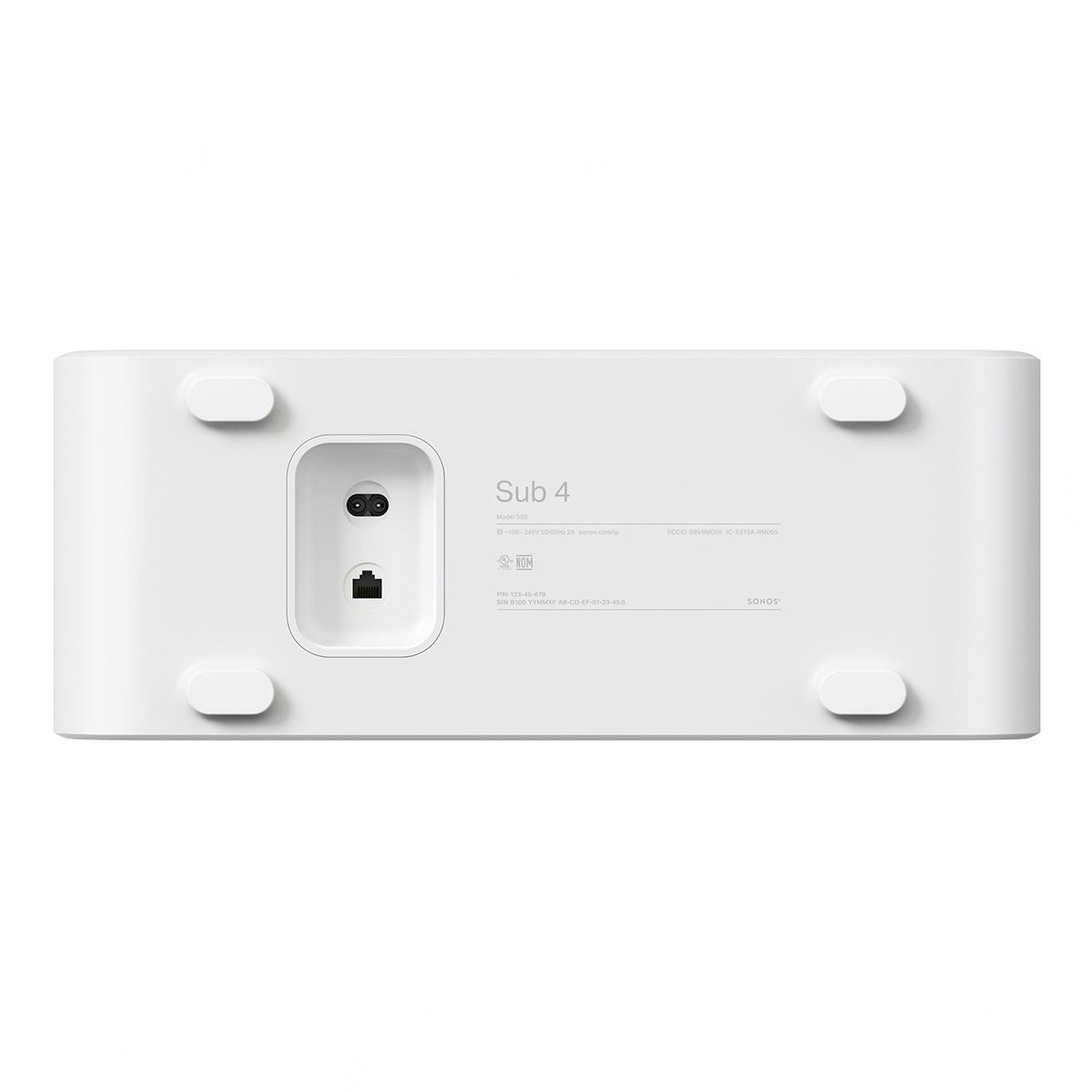 Sonos Premium Entertainment Set with Beam Soundbar (Gen 2) & Sub 4 Subwoofer (White)