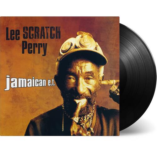 Vinyl LP with album cover featuring a man in a cap and goggles smoking a cigar