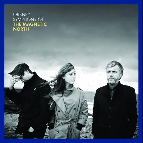 Vinyl LP cover featuring three people standing on a rocky shore under a cloudy sky