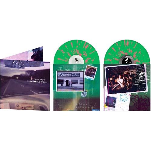 Duct Tape & Shivering Crows (green & pink splatter) - Vinyl LP