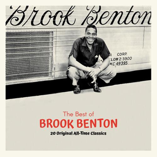 Black and white album cover featuring a man crouching beside a bus with red and black text below