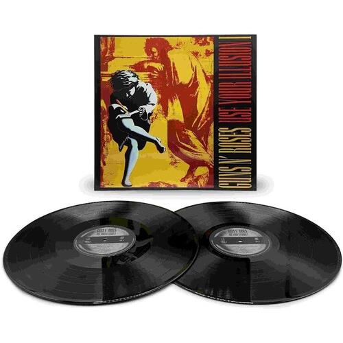 Double LP vinyl set with yellow and red illustrated album cover featuring a guitarist