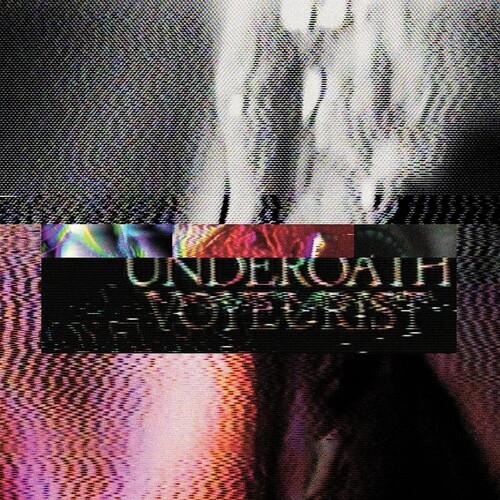 Vinyl LP with a distorted black and white cover featuring holographic text