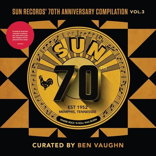 Gold and black vinyl LP cover featuring a large "70" emblem with a rooster silhouette and musical no