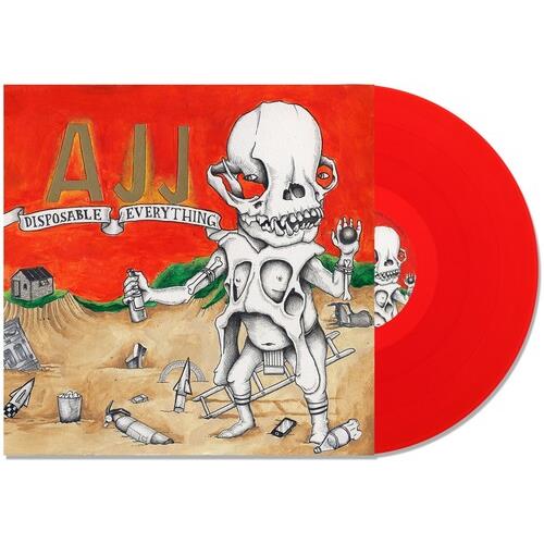 Disposable Everything - Strawbably Red - Vinyl LP
