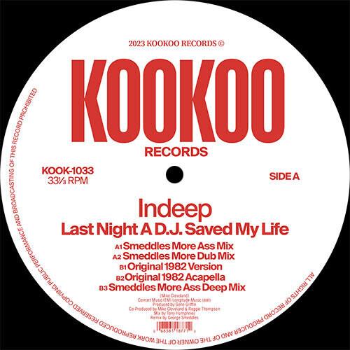 Last Night A D.J. Saved My Life (4 Mixes) Color Vinyl 160gm - 12-Inch Single