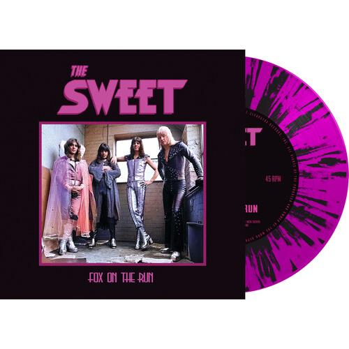 Fox On The Run - PINK/BLACK SPLATTER - 7-Inch Single (Pink/Black)