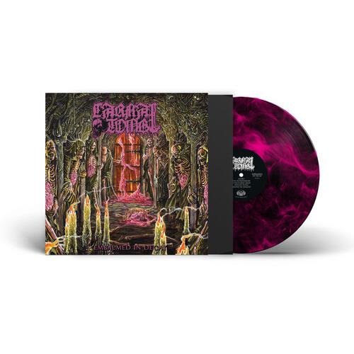 Embalmed In Decay - Magenta/Black Marble - Limited Edition Vinyl LP