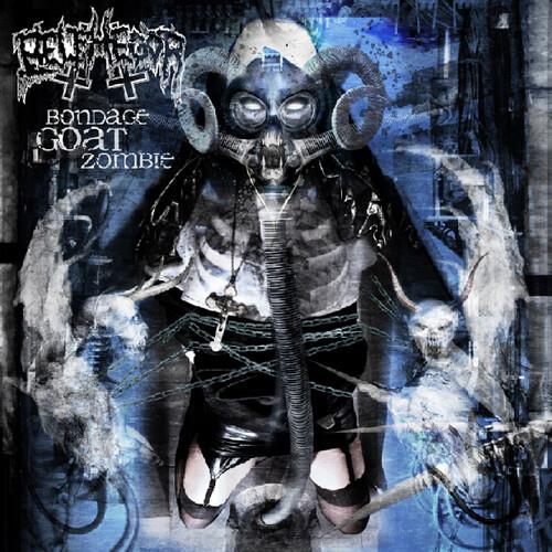 Bondage Goat Zombie - Transparent Blue/Black Marbled - Vinyl LP