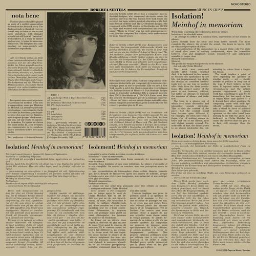 Settels: Music in Crisis - Vinyl LP