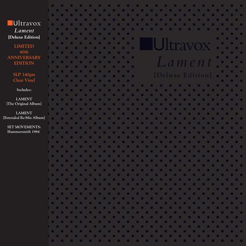 Black vinyl box set with orange and white text detailing the deluxe edition contents