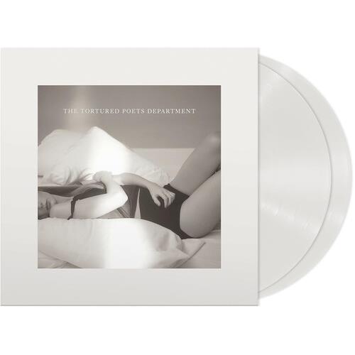 White double LP vinyl set with a square album cover featuring a black and white photograph