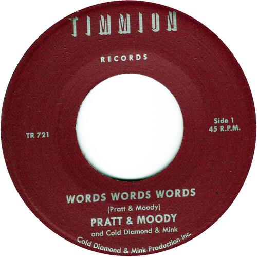 Words Words Words/Words Words Words (Instrumental) - 7-Inch Single