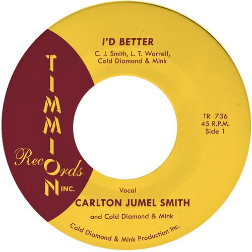 I'd Better/I'd Better (Instrumental) - 7-Inch Single