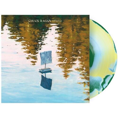 Tri-color vinyl LP in yellow, blue, and green swirls with album cover art