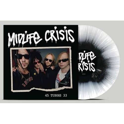 45 Turns 33 - Black/White Splatter - Vinyl LP
