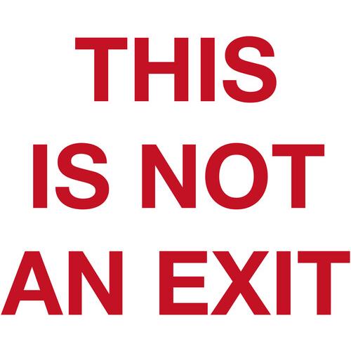 This Is Not An Exit - Translucent Blood Red - Vinyl LP (Red)