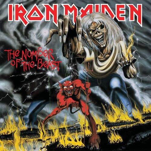 Album cover art featuring a skeletal puppeteer controlling a red devil figure amidst flames and ligh
