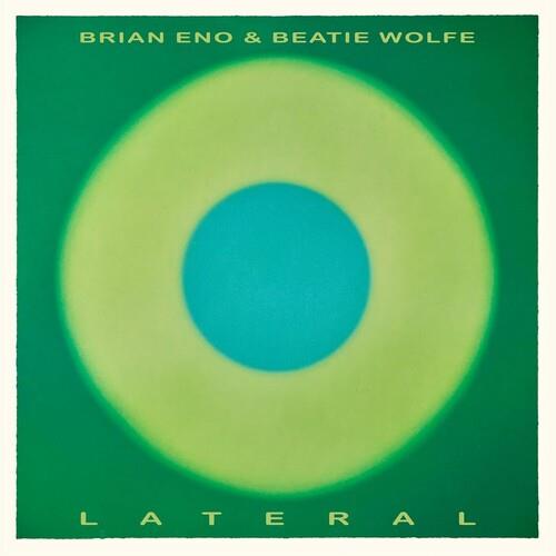 Green album cover with a glowing yellow-green ring around a teal circle