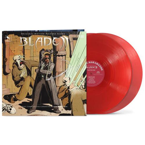 Blade II (Original Soundtrack) - Deluxe Translucent Ruby Colored Vinyl - Deluxe Edition Vinyl LP (Red)