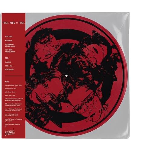 Pool Kids // Pool - Transparent Red - Limited Edition Vinyl LP (Red)