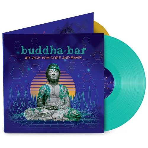 Buddha Bar: By Rich Vom Dorf & Ravin / Various - Aqua & Gold Vinyl - Vinyl LP (Gold/Aqua)