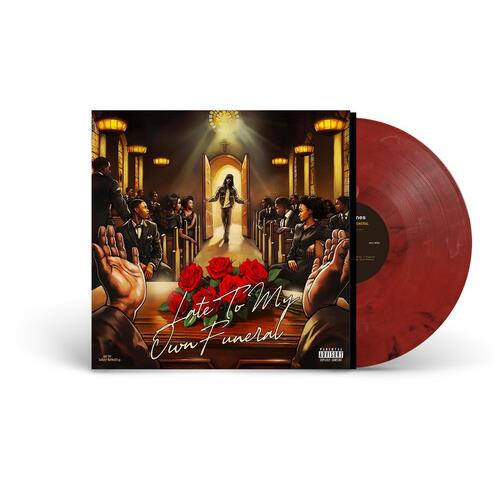 Late To My Own Funeral - Red Marble - Vinyl LP (Red)