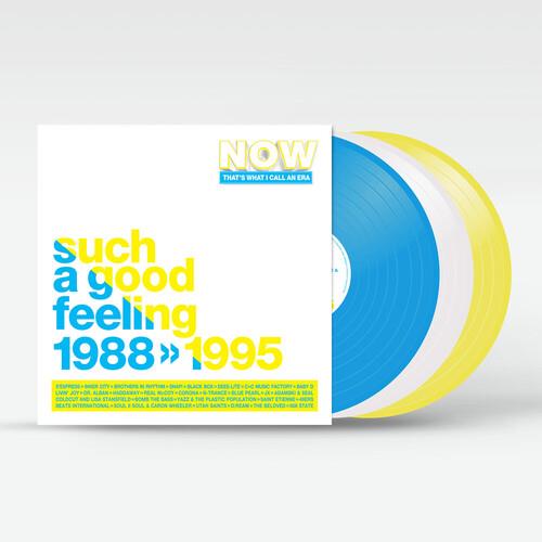 Now That's What I Call An Era-Such A Good Feeling: 1988-1995 / Various - Blue, White & Yellow Colored Vinyl - Vinyl LP (Blue/White/Yellow)
