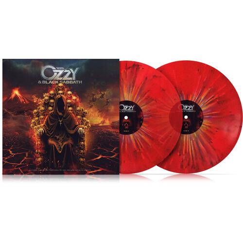 The Many Faces Of Ozzy & Black Sabbath / Various - Red Splatter Vinyl - Vinyl LP (Red)