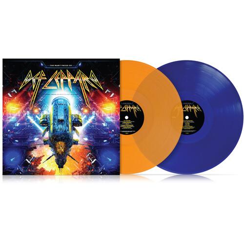 The Many Faces Of Def Leppard / Various - Orange & Blue Vinyl - Vinyl LP (Orange/Blue)