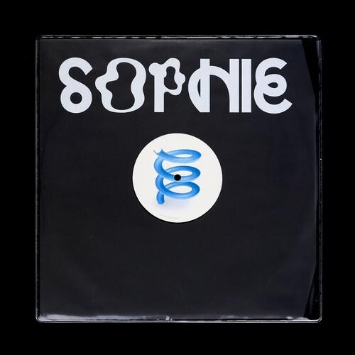Black vinyl record sleeve with white stylized text and a blue snake logo on a white circle