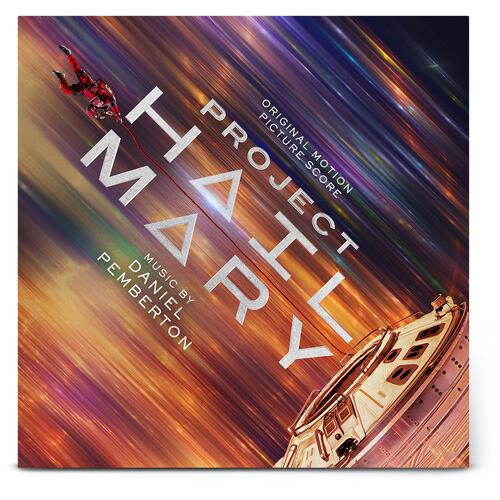 Vinyl LP cover featuring an astronaut floating in space with a spacecraft against a colorful streake