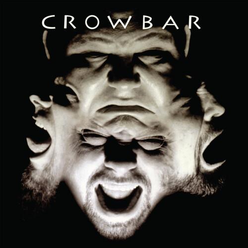 Black and white album cover featuring a distorted, screaming face with the band name in white text a