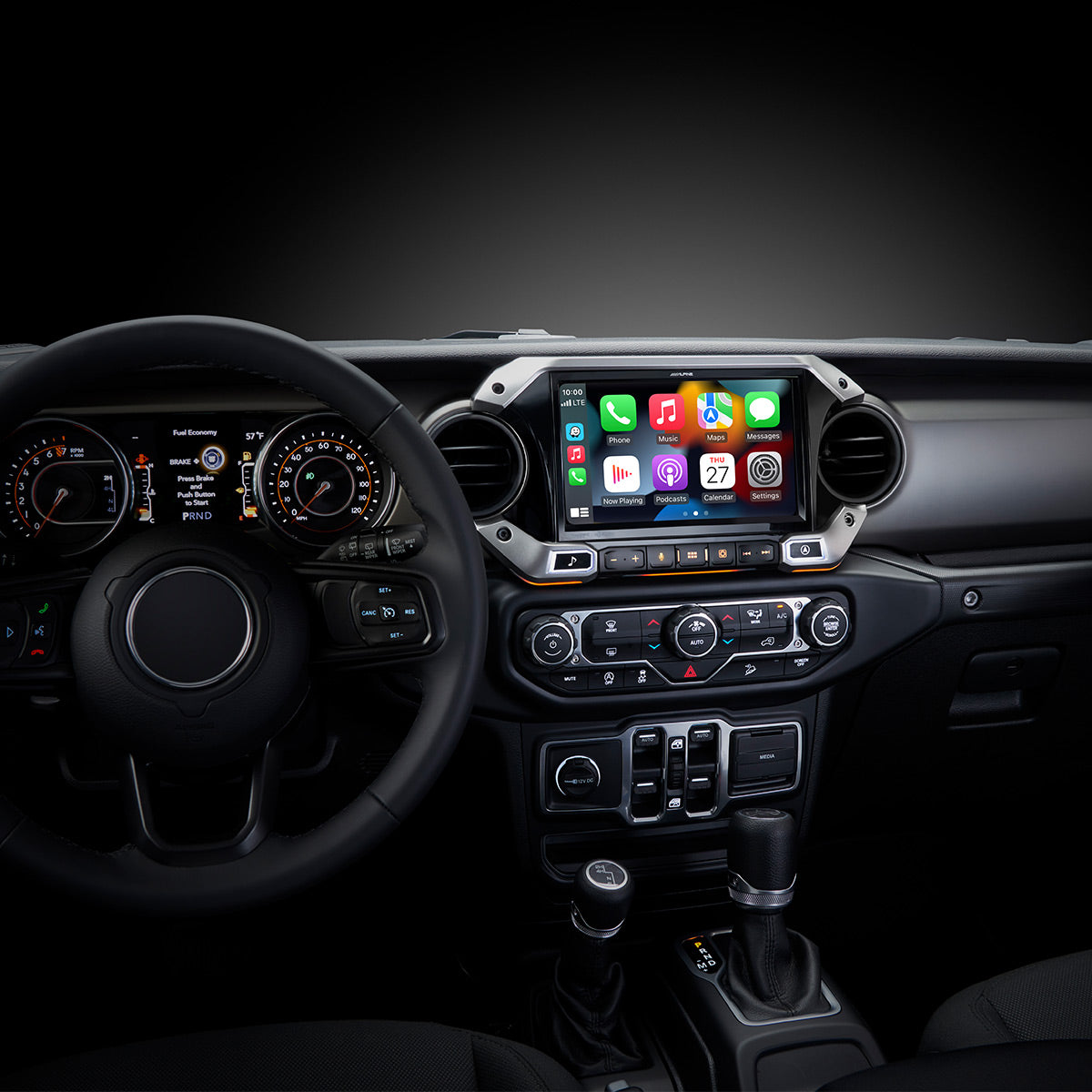 Alpine i509-WRA-JL 9" Multimedia Receiver for 2018 - Up Jeep Wrangler & 2020 - Up Gladiator